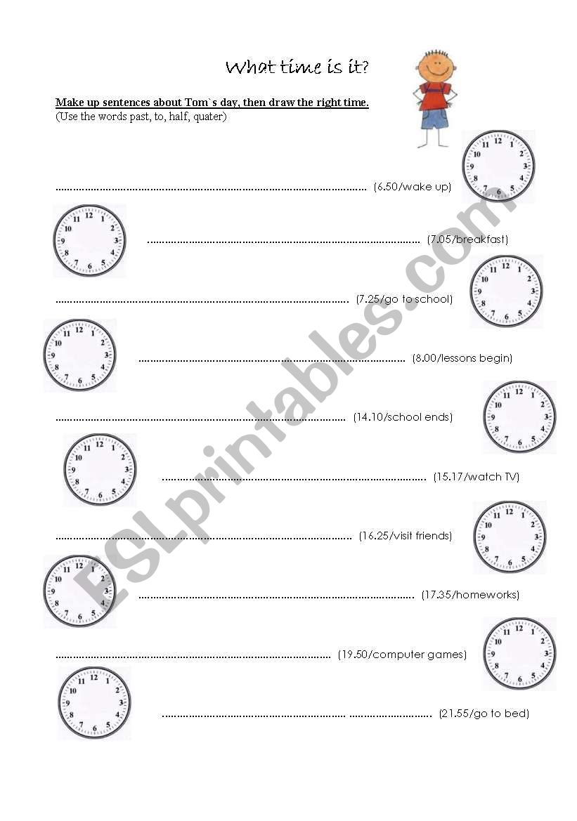 What`s the time? worksheet